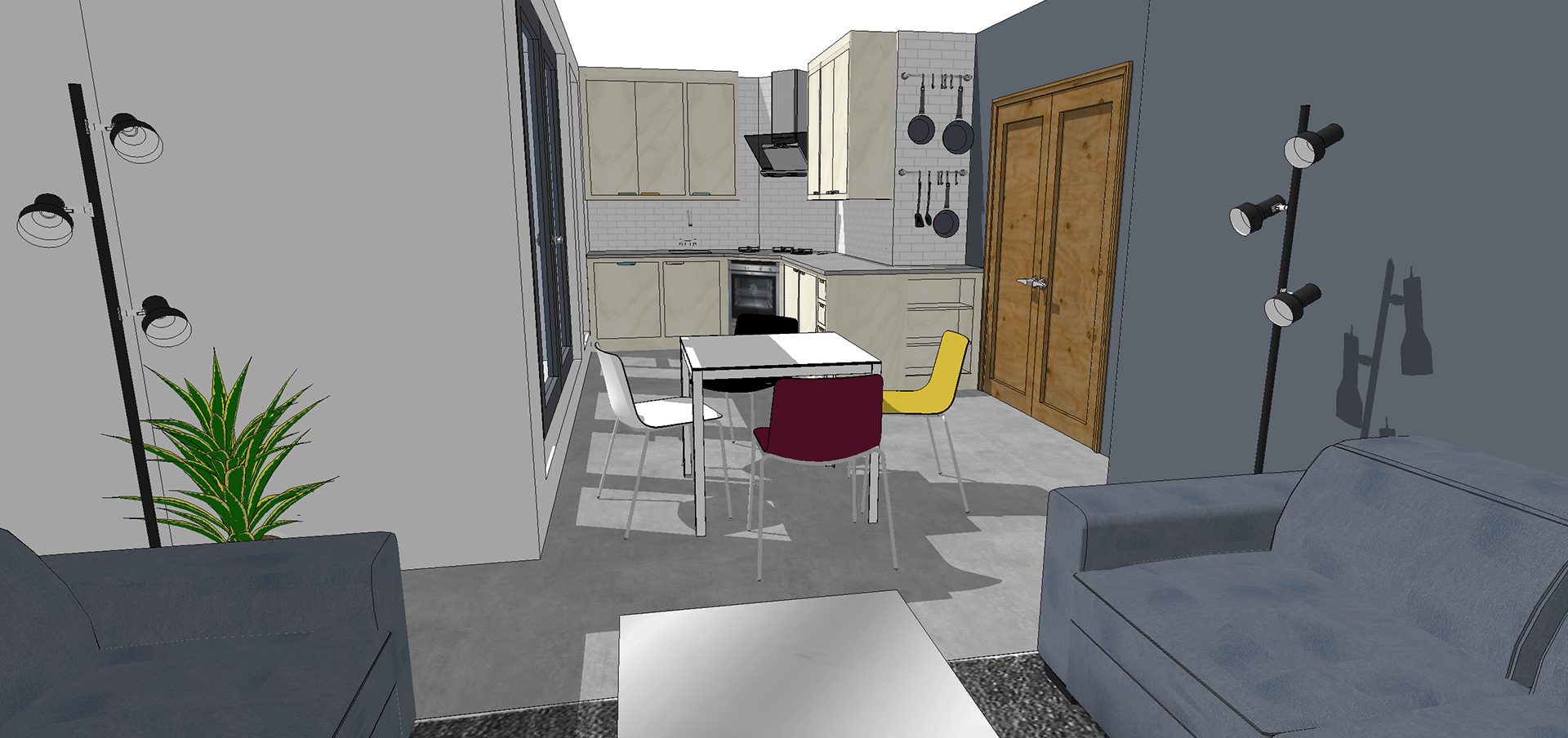 DESIGN EXAMPLE- UTILISING SMALL KITCHEN SPACES